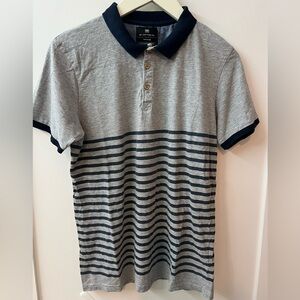 Striped polo shirt size M